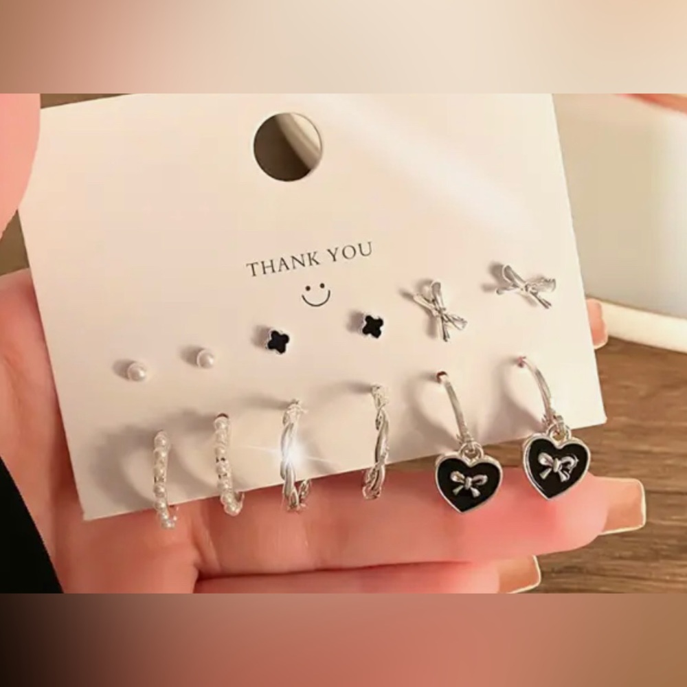EARRINGS set of 6 Bundle brand new